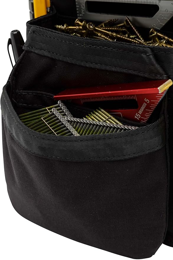 Diamondback Ox 2.0 Tool Pouch - Right-Sided Tool Belt Pouch - Ideal Carpenter & Electrician Tool Pouches for Tools, Punches & Fasteners