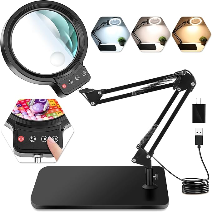 10X 30X Large Magnifying Glass by home