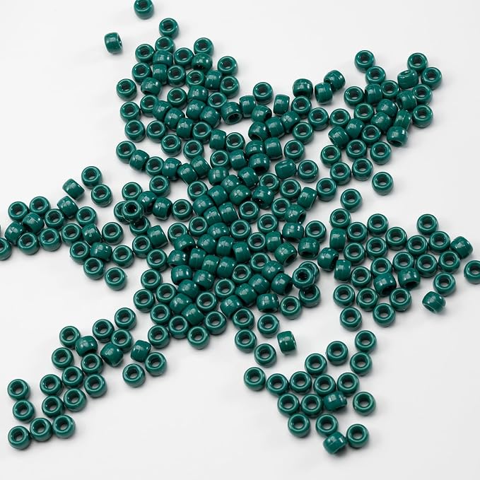 1000 Pcs Acrylic Pony Beads 6x9mm Bulk - Image 4