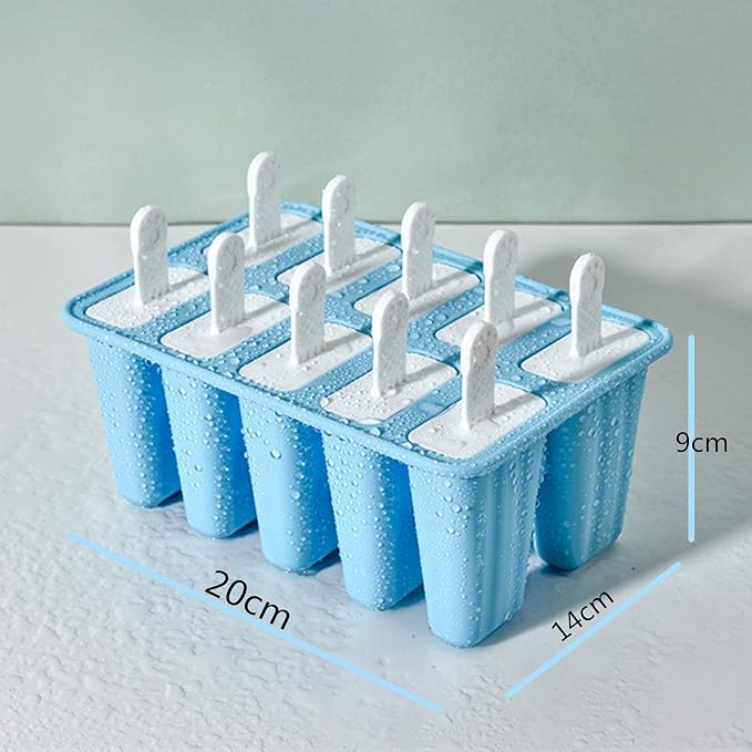 Popsicle Molds 10 Pieces Silicone Ice Pop Models Popsicle Models Reusable Easy - Image 3