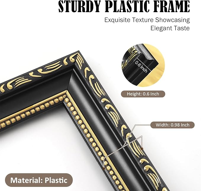 6×8 Picture Frame Gold - Image 5