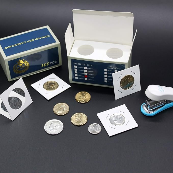Boen Coin Flips 10 Assorted Sizes 1000Pcs Coin Holders - Image 5