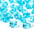 820 PCS Blue Fake Ice, 0.43x0.55 Inch, 1.1 lbs Acrylic Crystal Gemstones by FLJHAYDMJ