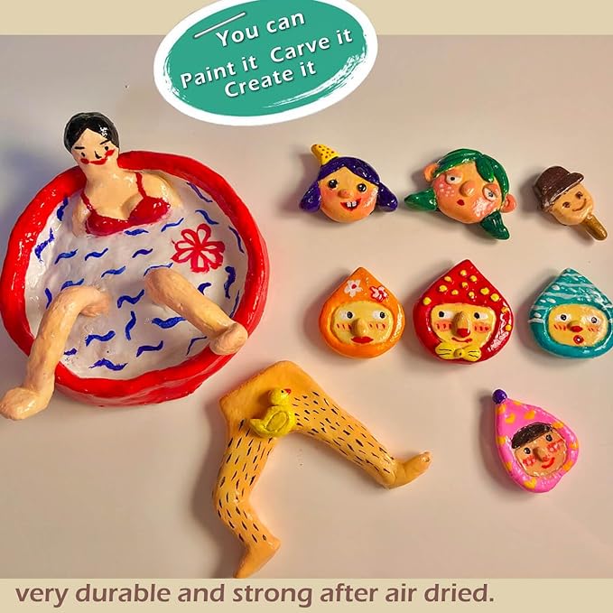ReArt Air-Dry Clay Modelling, 2.2 pounds Ideal - Image 5