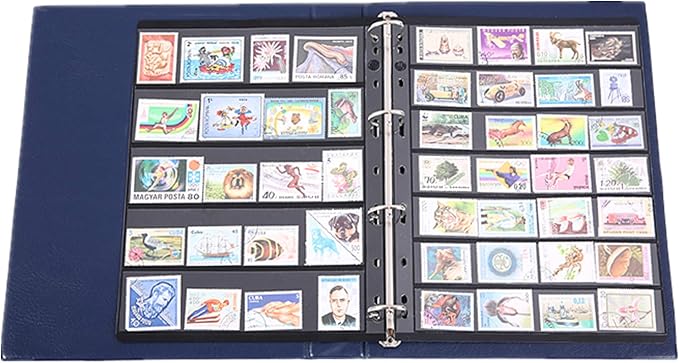 MUDOR Stamp Pages for Stamp Collection Album Binder Book, 10 Sheet 7 Row | 7 - Image 5