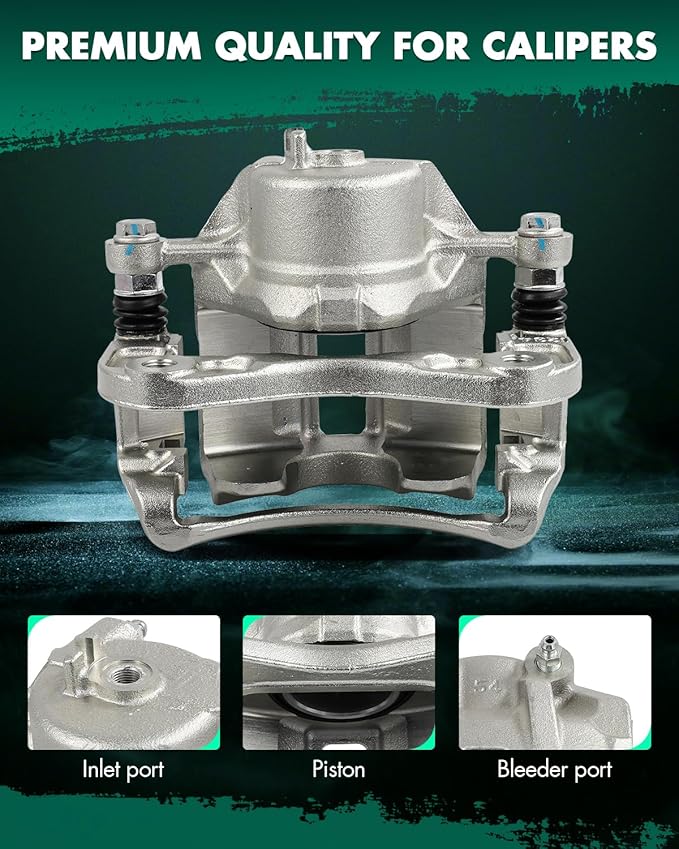 SCITOO 19B2848 19B2849 Front Left & Right Disc Brake Calipers Assembly w/Bracket For Hyundai For Elantra 2002-2005