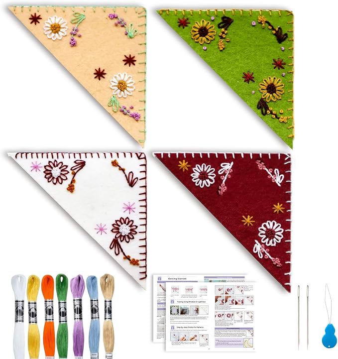 Bookmark Making Kit, Personalized Embroidered Corner Mark by Unknown