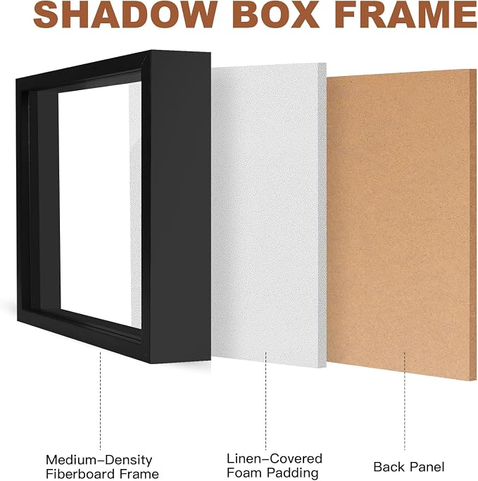Ninsula 8x8 Shadow Box, Shadow Box Frame - Image 3