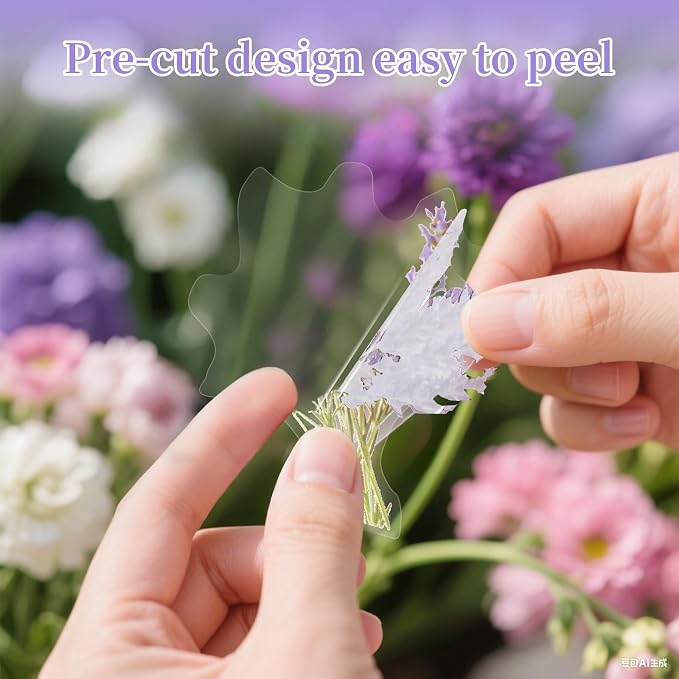 543PCS，70 Sheets Natural Flower Stickers - Image 7