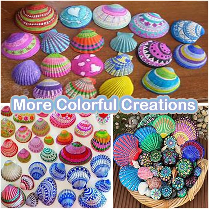 68 Pcs Small Natural Scallop Seashells 1-1.5 Inch Decorative Sea Shells | DIY - Image 5