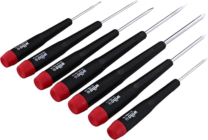 Wiha 26197 7 Piece Precision Slotted and Phillips Screwdriver Set