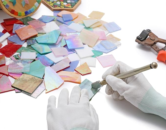 Lanyani Iridescent Stained Glass Pieces - Image 4