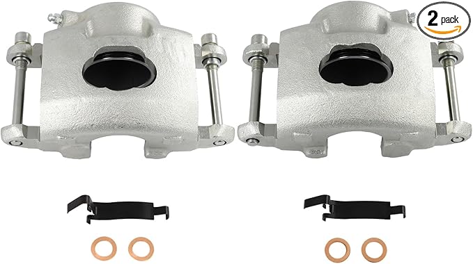 SCITOO 184060 184059 Front Left & Right Disc Brake Calipers Fit For Buick For Apollo 1975,For Pontiac For Firebird 1970-1976,For Pontiac For GTO 1973,For Pontiac For LeMans 1974-1976, Single Piston
