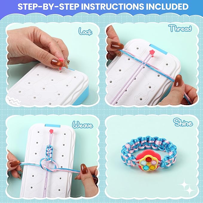 DDAI Friendship Bracelet Making Kits Crafts - Image 8
