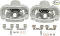 SCITOO 19B3201 19B3200 Front Left & Right Disc Brake Calipers w/Bracket Fit For Toyota For Tacoma 2005-2015, Single Piston