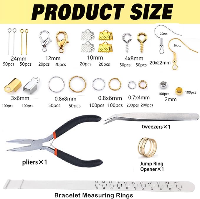Jewelry Making Supplies Kit, Repair Tools - Image 2