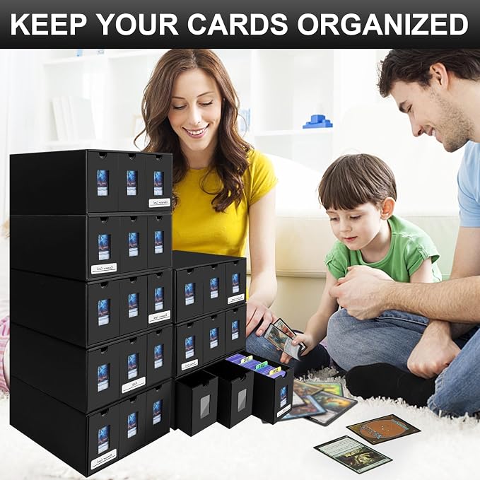 Card Storage Box, 14400+ Trading Card Storage 2700+ Toploader Card Storage Box - Image 8