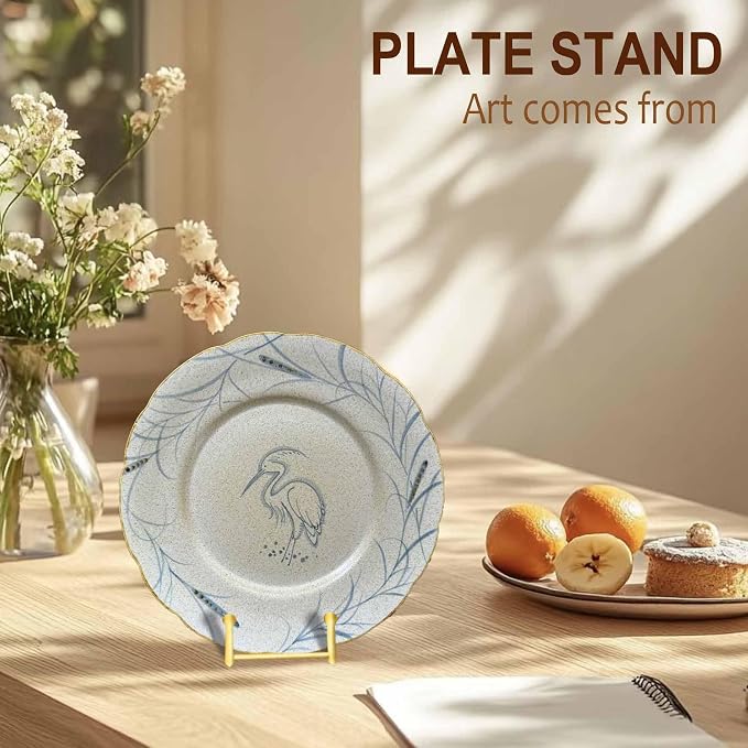 Hoewina Plate Stands for Display, Plate Holder Display Stands, Metal Frame - Image 6