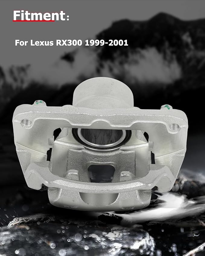 cciyu Front Left & Right Brake Calipers Assembly w/Bracket 19B1974 19B1975 1998-2001 For Lexus For ES300,1998-2004 For Toyota For Avalon,1997-2001 For Toyota For Camry,1999-2003 For Toyota For Solara