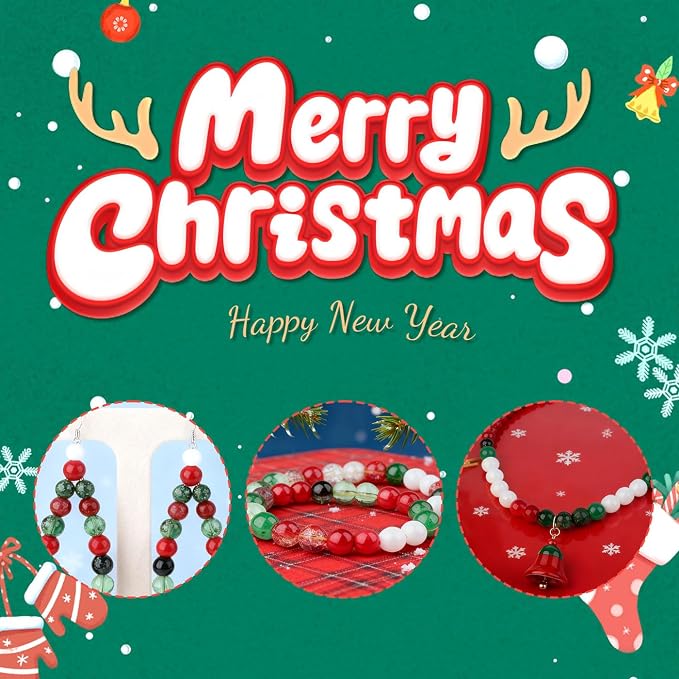 DUQGUHO Christmas Beads, Christmas Beads - Image 3