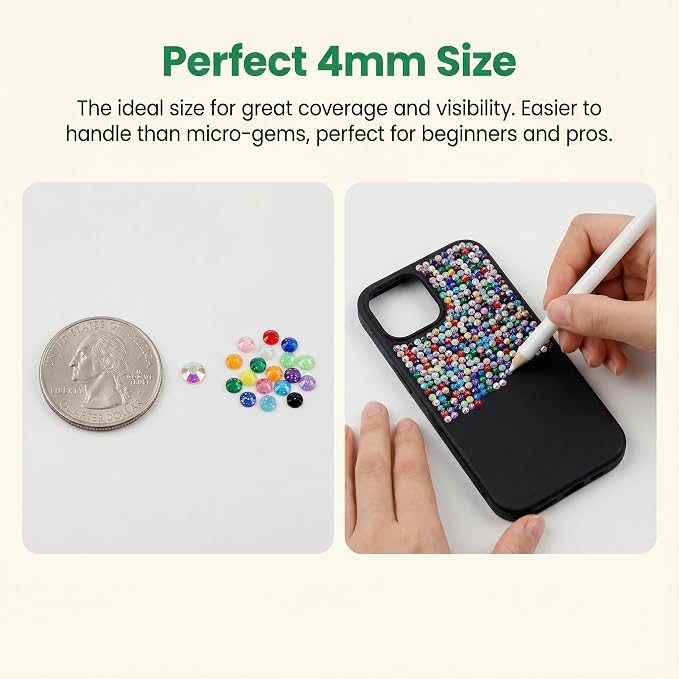 8000PCS 4MM 24 Colors Rhinestones - Image 6