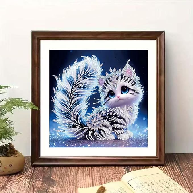 Cat Special Shape Diamond Art Kits - Image 2