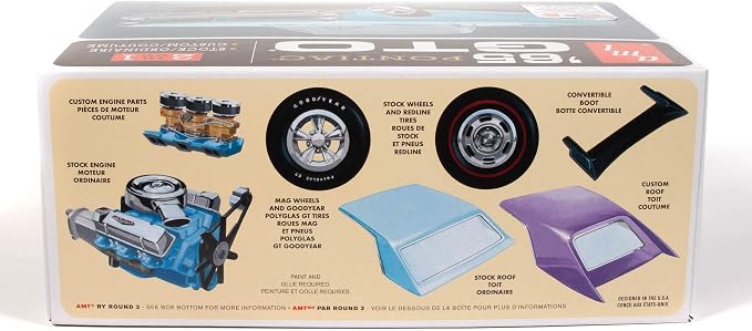 AMT 1965 Pontiac GTO 2T 1/25th Scale Model Kit - Image 7