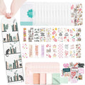 YOPPIX 6x2” Acrylic Bookmark Blanks- 20 Set Bookmark Making Kit by yoppix