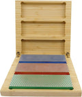DMT W6EFC Deluxe Diamond Whetstone Knife Sharpening Kit with Wood Box, Set of 3 Sharpening Stones, 6" x 2"
