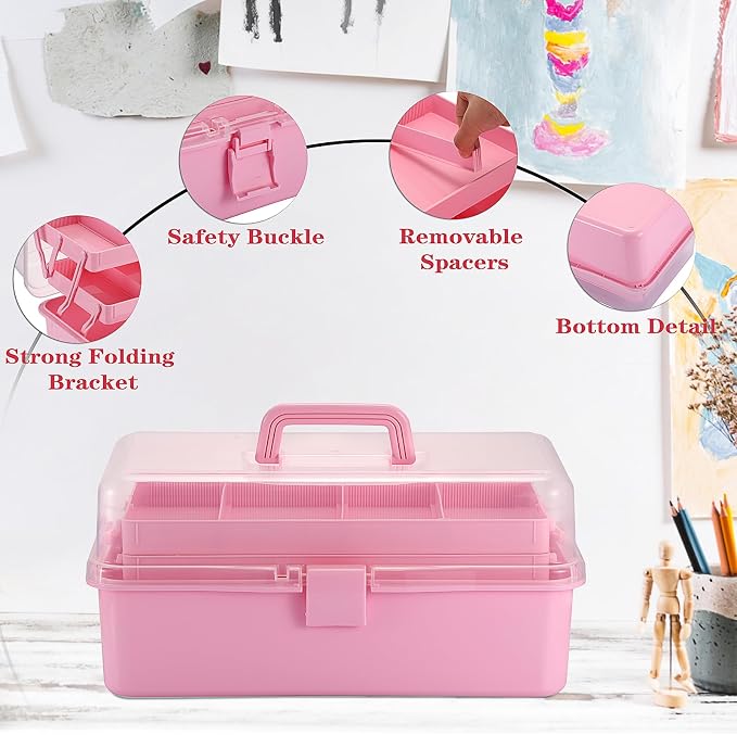 Tackle Box, 16-Inch Extra Large Art Storage Box - Image 6