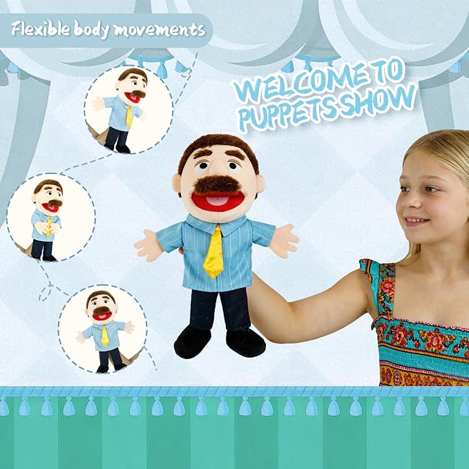 Family Hand Puppets for Kids - Image 4