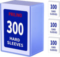 Prilino Topload Card Holders & Sleeves, Collectible Protectors, 300 Pack | by Unknown