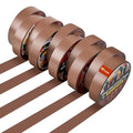 RED WOLF 10 Pack Brown Electrical Tape 3/4 Inch x 66 Ft Industrial Grade UL/CSA Listed 7 Mil Thick Flame Retardant High Temp Waterproof Electrical PVC Tape Electric Super Vinyl Rated 600V