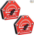 Spurtar Switchable Welding Magnets 90lbs 2PCS On/Off Magnet and Clamps, Heavy Duty Hexagon Welding Holder Tools and Accessories, Holder 30°, 45°, 60°, 75°, 90°, 105°, 120°, 135°, 150°