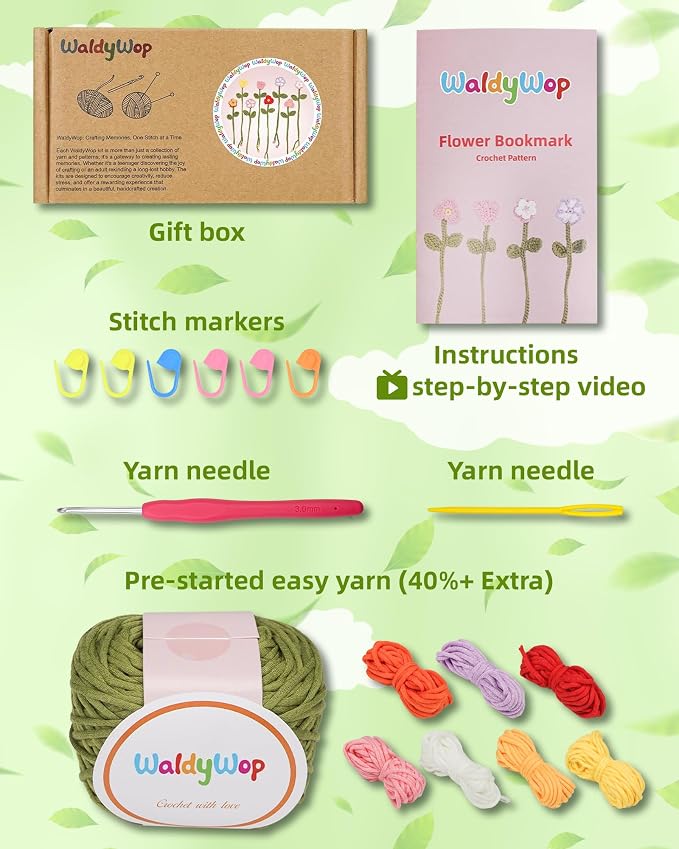 WaldyWop Crochet Kit for Beginners - Image 2