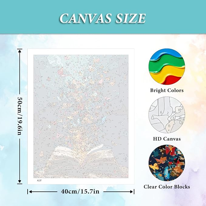 PHANTASYART Book Paint by Numbers Kit - Image 5