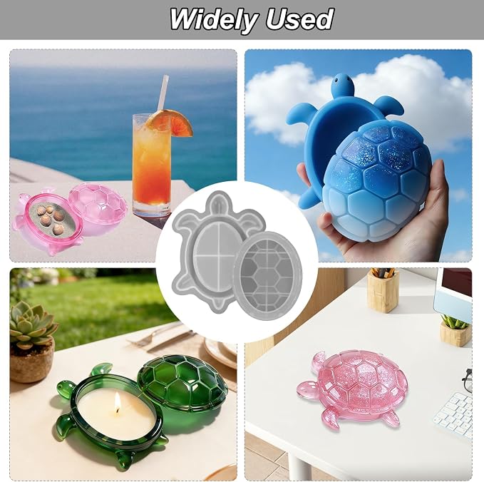 Silicone Turtle Box Resin Mold - Image 7