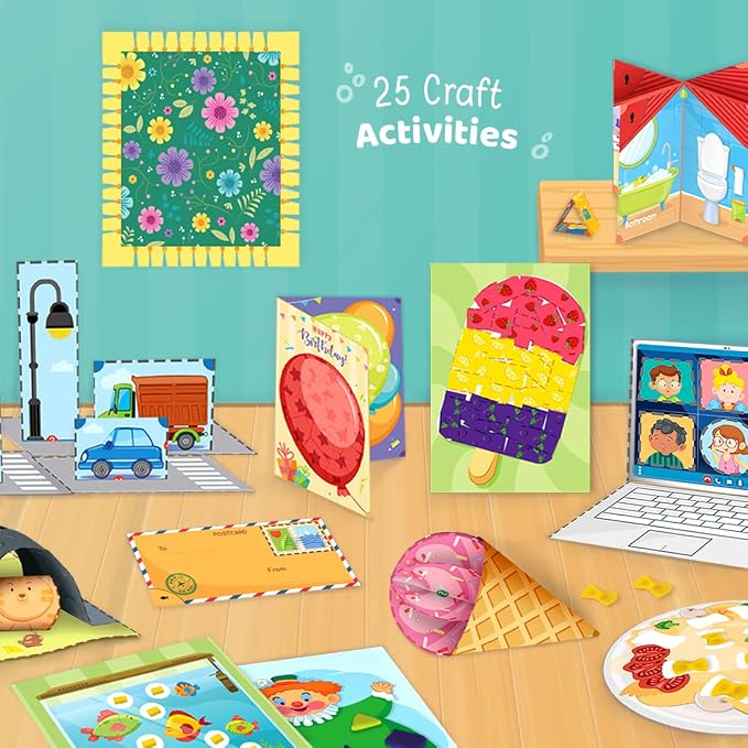 Imagimake My First Craft Kit, 25 Mess-Free Activities - Image 5