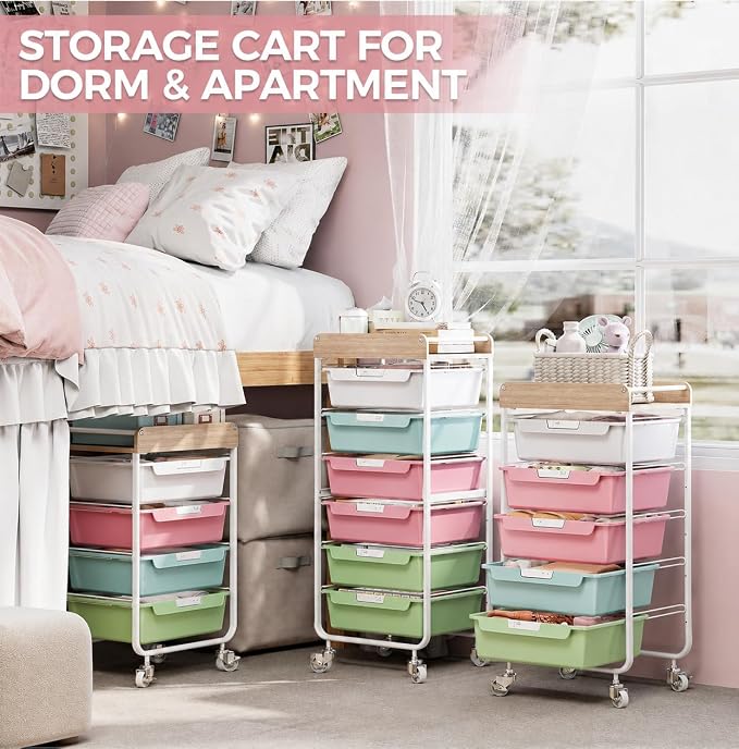 Rolling Craft Storage Cart - Image 8