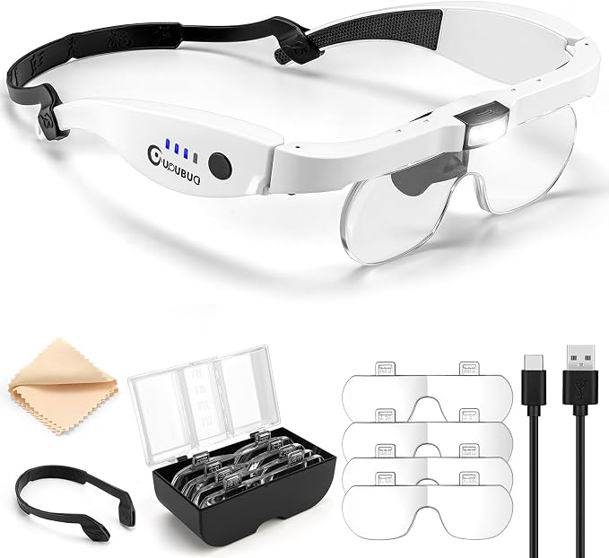 Magnifying Glass with Light, 1.5X-5.0X Magnifying Glasses, Rechargeable - Image 8