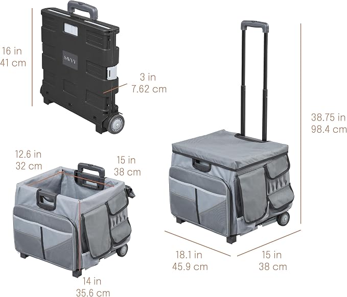Mobile Folding Utility Cart - Image 2