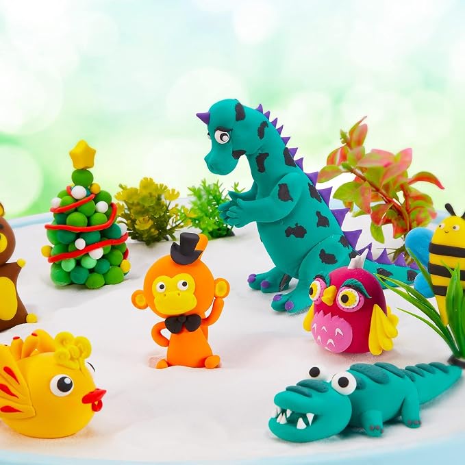 Air Dry Clay Kit for Kids – 50 Colors 15g Each, Non-Toxic Modeling Clay Set | - Image 6