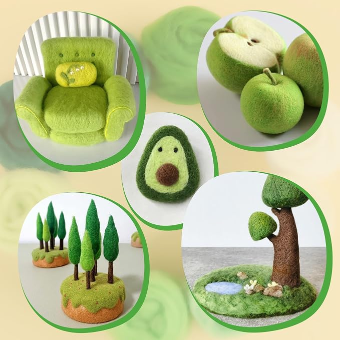 ZXIIXZ 100g Needle Felting Wool Felting Kit - Image 7