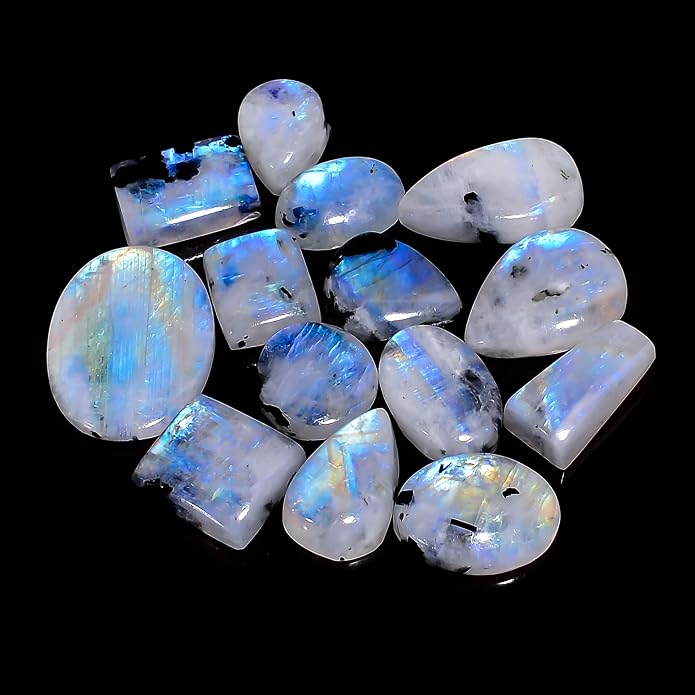 Natural Loose Gemstone 5 Piece Cabochons Lot Jewelry Making Loose Gemstone - Image 2