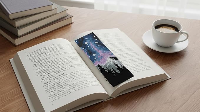 DYAIANGMU Scenery 6 Pcs Cross Stitch Bookmark Kit - Image 4