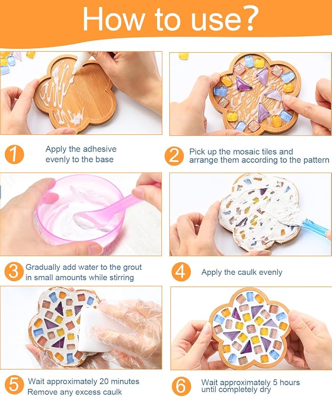 4 Sets DIY Mosaic Kits for Adults - Image 7