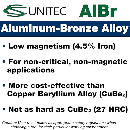 CS Unitec | Non-Sparking & Non-Magnetic Aluminum Bronze Impact Socket Set | 2 inch 6 Point Socket, 3/4 inch Drive