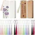 220PCS Bookmark Making Kit, 60 White & 60 Kraft Paper Bookmarks by Motroce