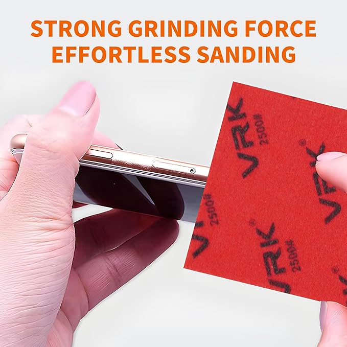 28 Pcs 2500 Grit Sanding Sponge,Ultra Fine Sandpaper,Soft Foam Hand Sander Block Wet Dry Sanding Pads for Automobile Wood Furniture Metal Drywall Polishing