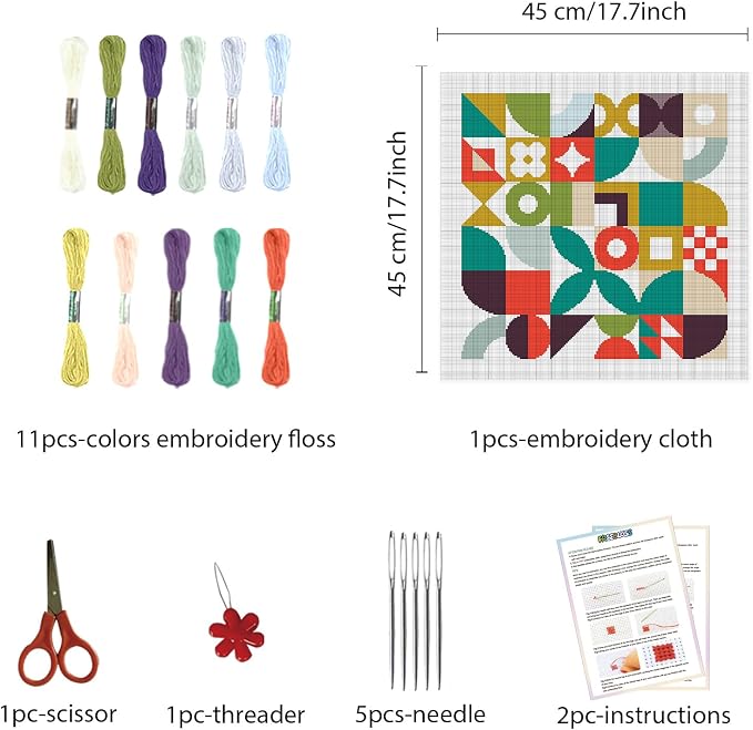 FREEBLOSS 11CT Cross Stitch Kit Cross Stitch Craft Kit - Image 2